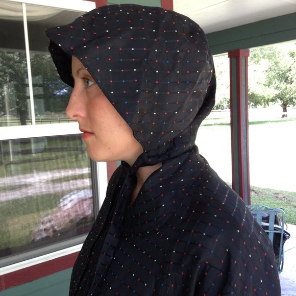 Weather Resistant Coat, London, Fog Detachable Hooded Hat, Belt Tie Vintage - Picture 6 of 17